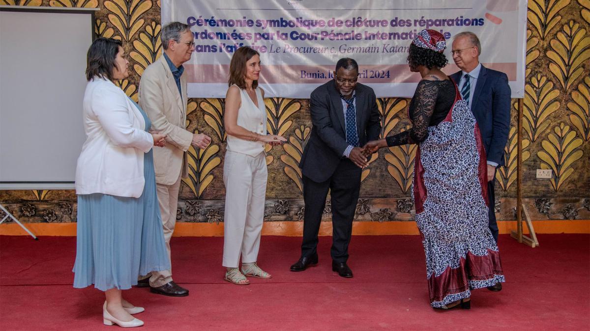 Symbolic Ceremony Marks End of ICC-Ordered Reparations for Victims in the  case of The Prosecutor v. Germain Katanga in the Democratic Republic of Congo
