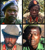 Joseph Kony, Vincent Otti, Okot Odhiambo and Dominic Ongwen 