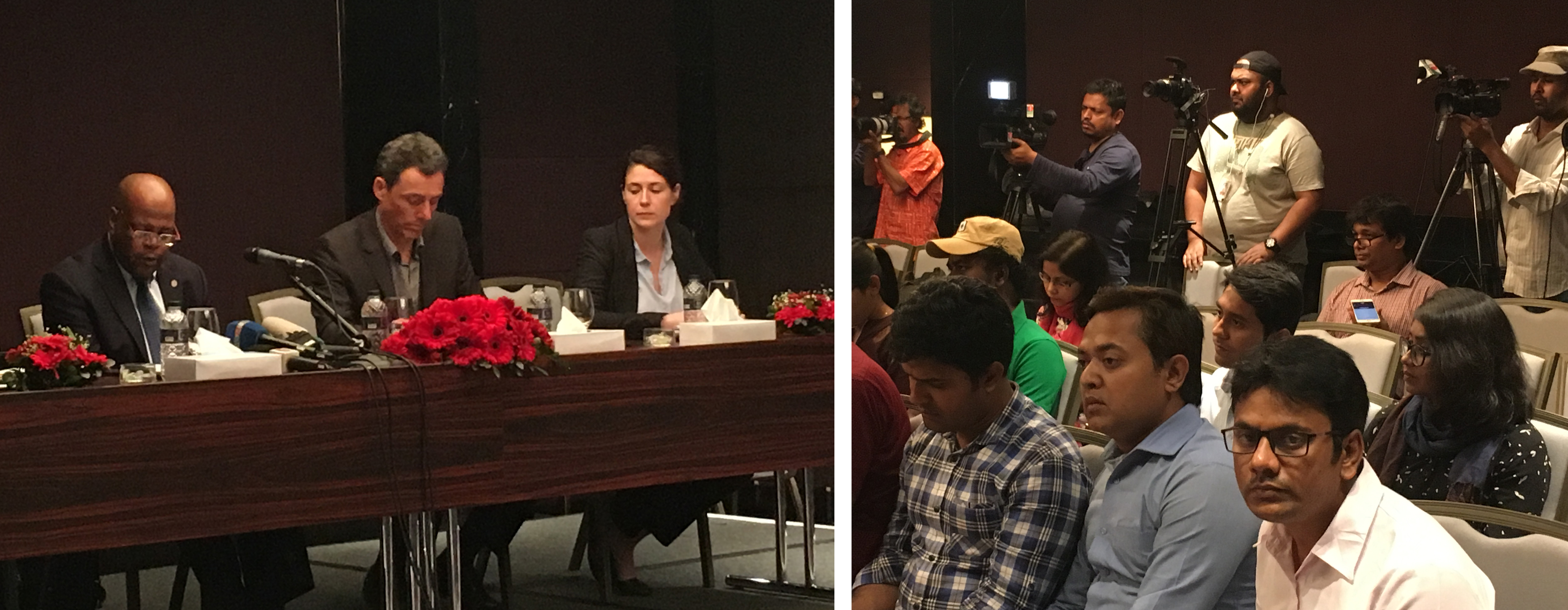 Delegation from the Office of the Prosecutor of the ICC holds press conference at the conclusion of first visit to Bangladesh