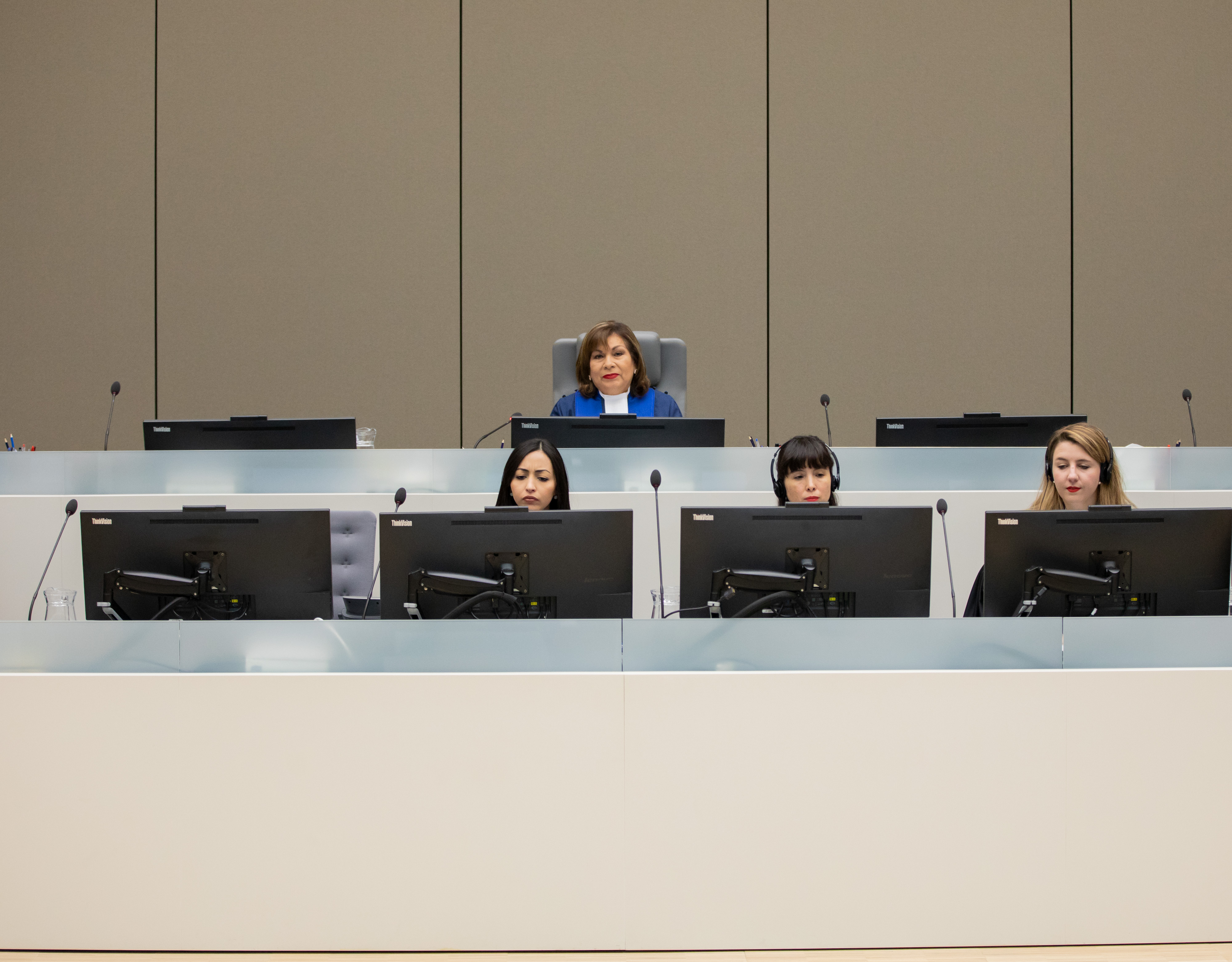 Judge Luz del Carmen Ibáñez Carranza, of the Appeals Chamber, in Courtroom I of the International Criminal Court in The Hague (Netherlands) on 19 February 2020 © ICC-CPI