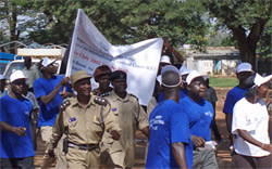 Participants march through the main streets © ICC-CPI