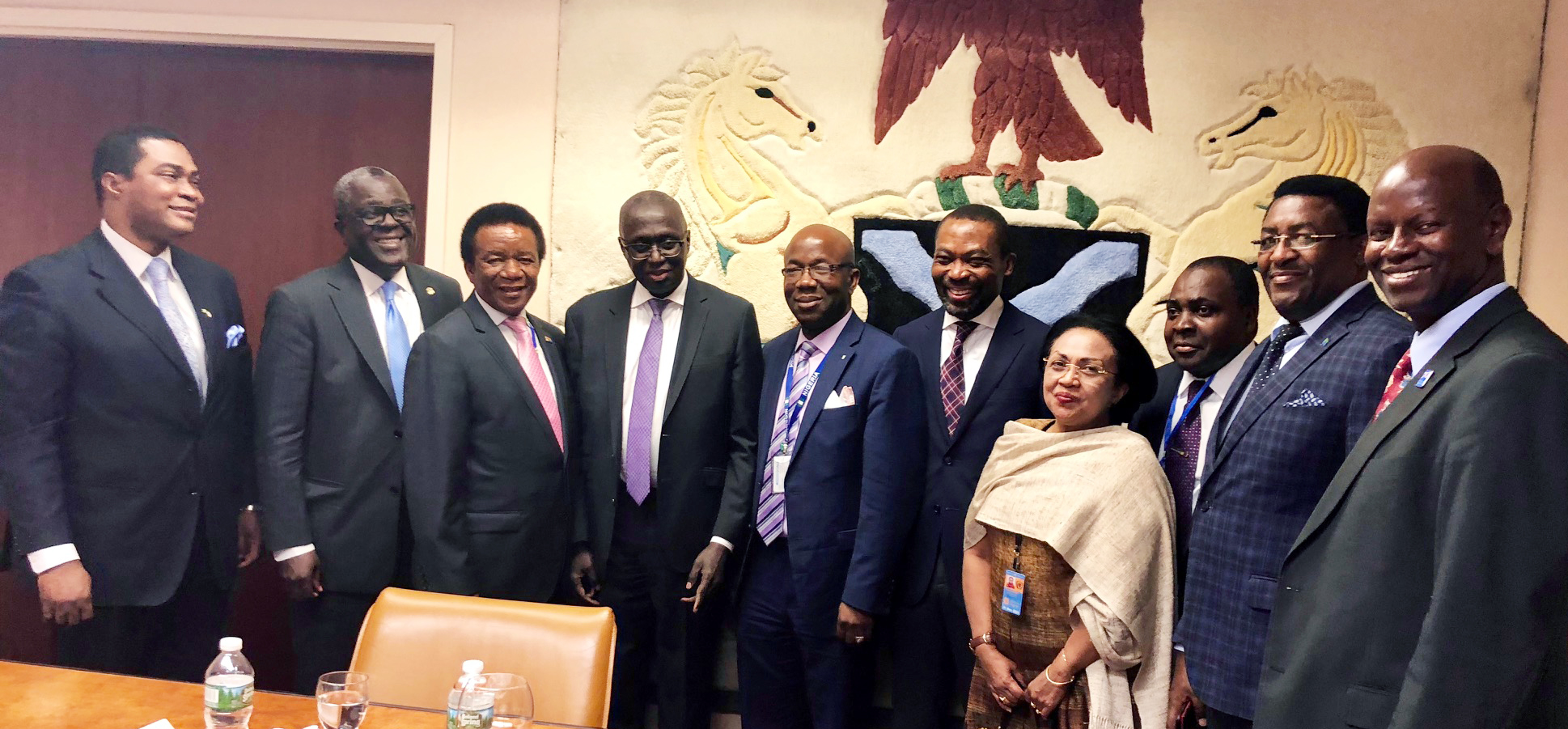 ICC President Judge Chile Eboe-Osuji meets with representatives of African States Parties to the Rome Statute, New York © ICC-CPI