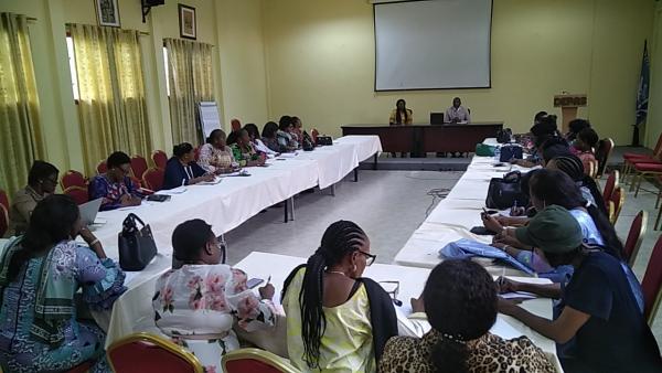 Female magistrates and lawyers in Kinshasa