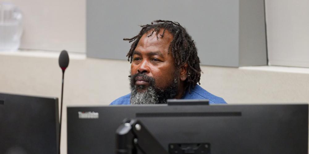 Mahamat Said Abdel Kani at the hearing held on 23 September 2026 for the delivery of the verdict at ICC headquarters ©ICC-CPI