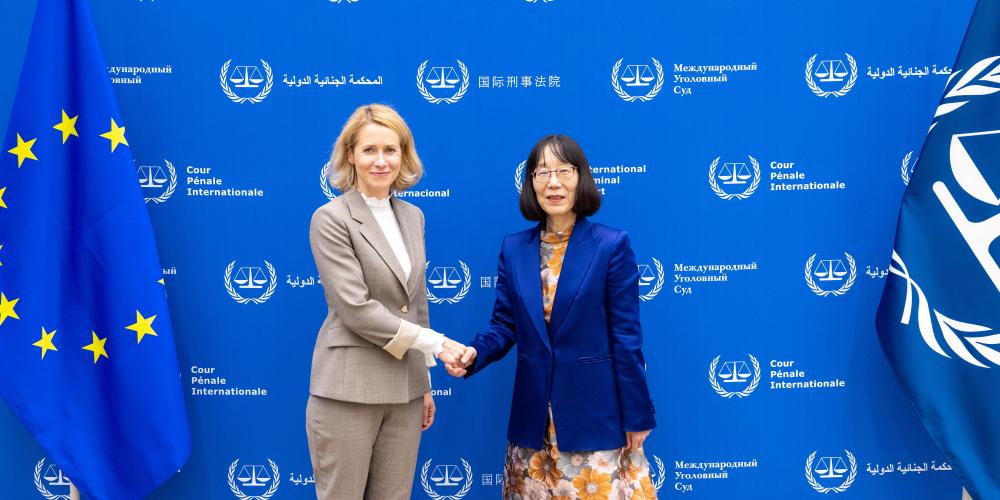High Representative/Vice-President Kaja Kallas visits the International Criminal Court