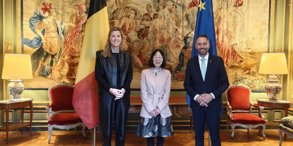 ICC President meets Belgian Government Officials
