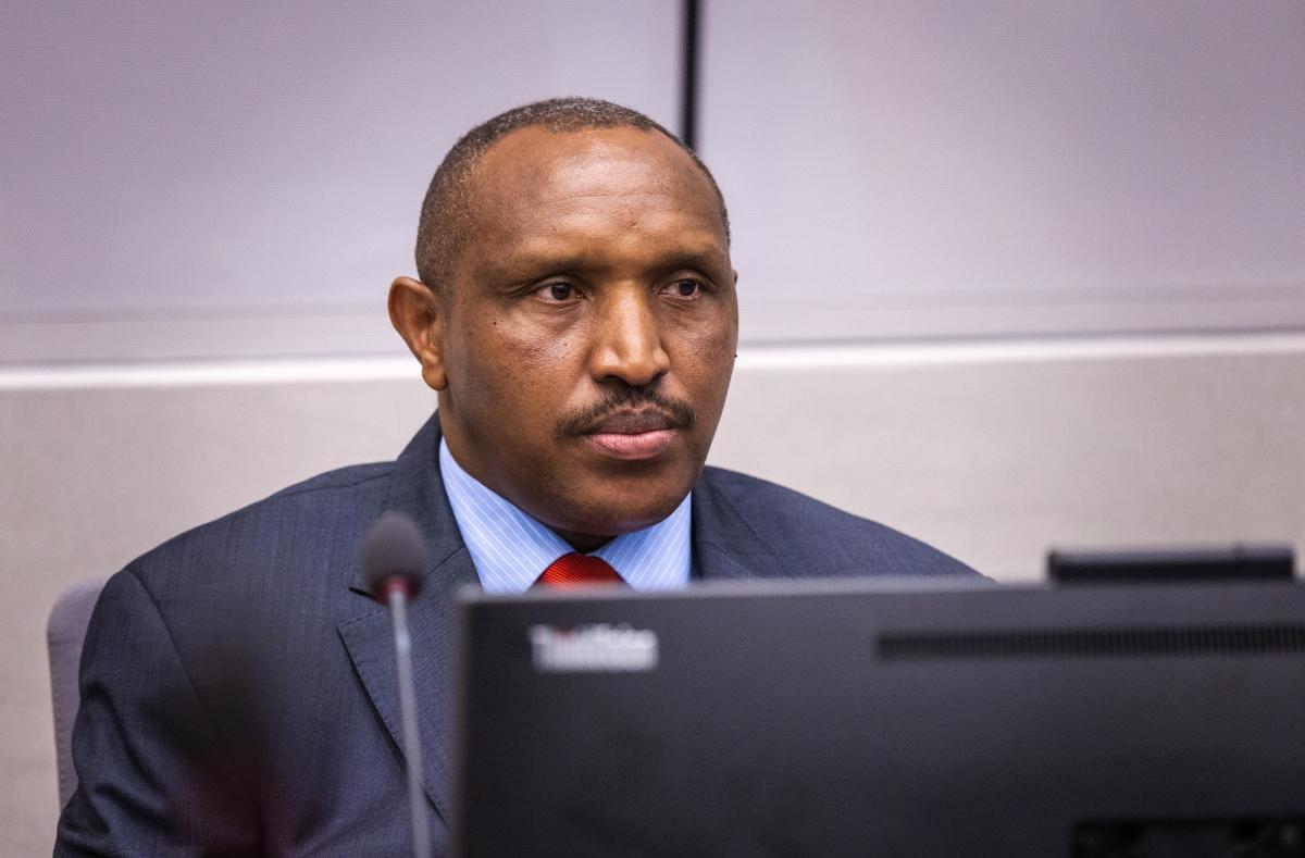 Mr Bosco Ntaganda during the delivery of the Appeals judgment on reparations at the International Criminal Court on 12 September 2022 ©ICC-CPI