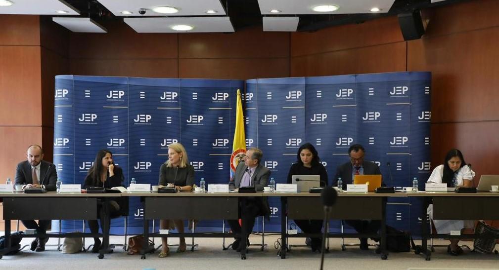 The Office of the Prosecutor engages with the Special Jurisdiction for Peace in Bogota, Colombia 