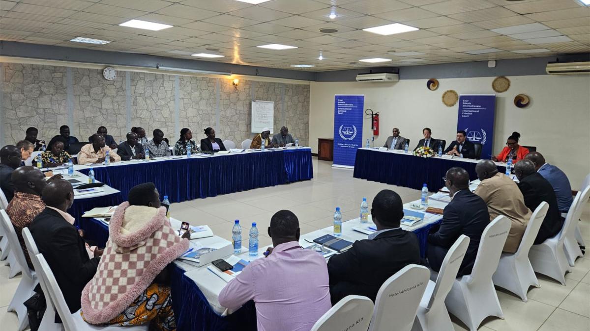 During his 3-day visit, ICC Registrar Osvaldo Zavala Giler met with stakeholders and members of the affected communities in Uganda ©ICC-CPI