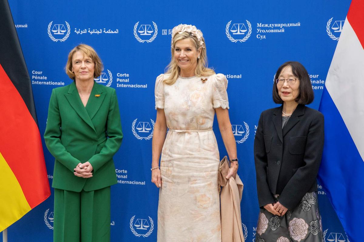 Visite de la Reine Máxima des Pays Bas et de l’épouse du Président fédéral allemand à la Cour pénale internationale
